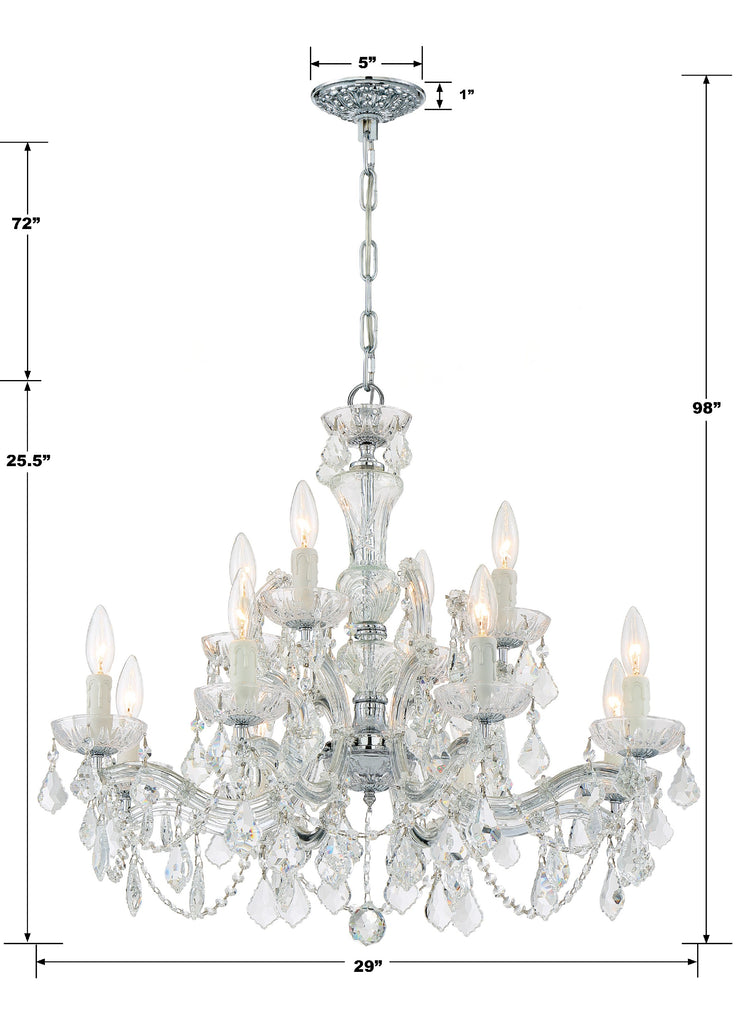 Maria Theresa 12 Light Chandelier