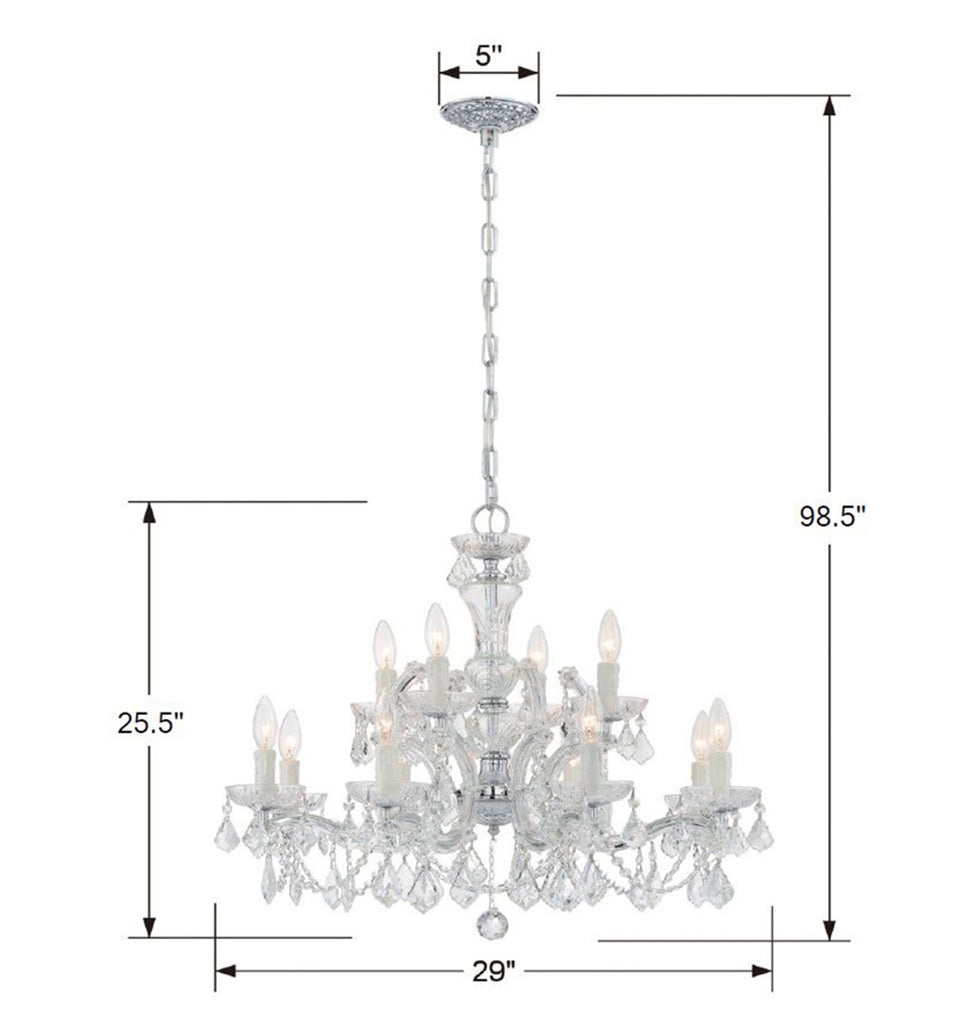 Maria Theresa 12 Light Chandelier