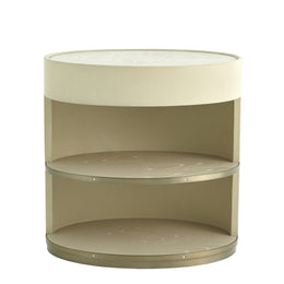 Ellipse Bedside Cabinet : Ellipse Bedside Cabinet (Ivory)