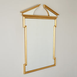 Broken Pediment Mirror, Gold Leaf