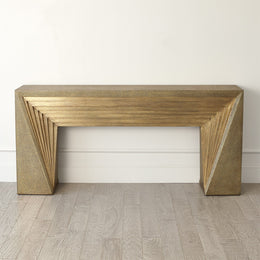 Deco Console - Brass