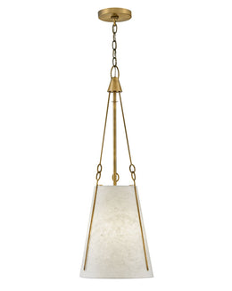 Danvers Small Pendant, Lacquered Brass