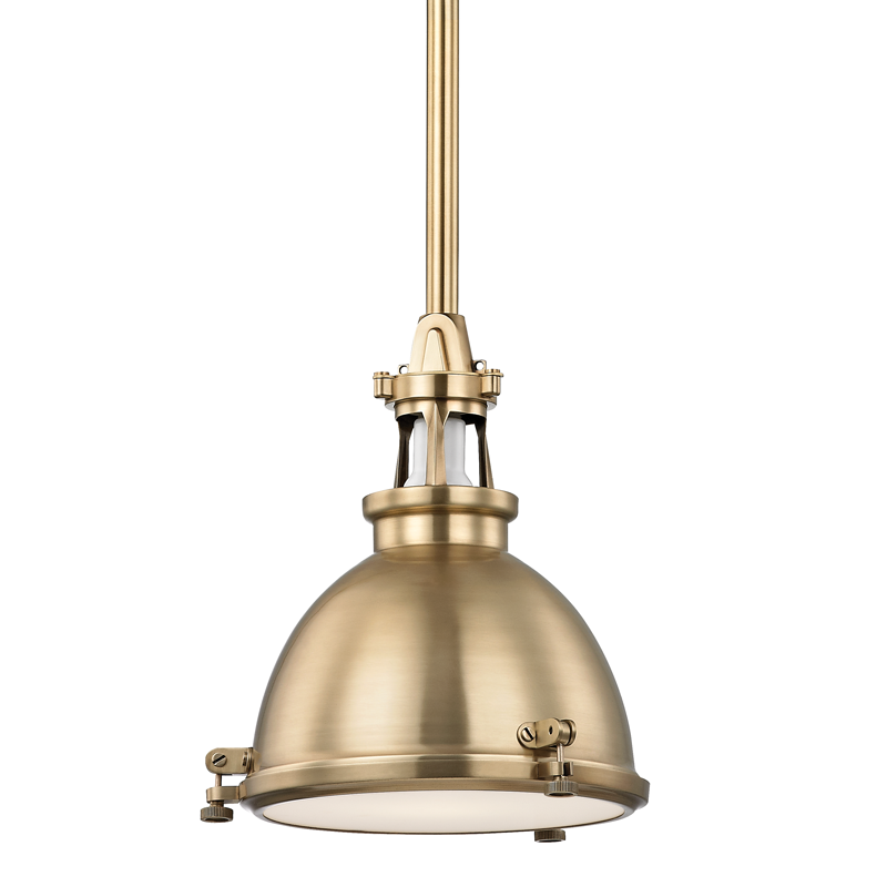 Massena Pendant 10" - Aged Brass