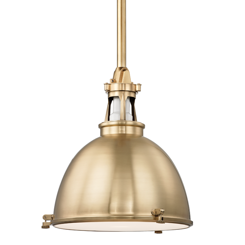 Massena Pendant 21" - Aged Brass