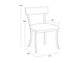 Maiden Dining Chair - White