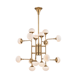 Fleming Chandelier 31" - Aged Brass