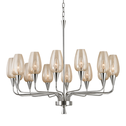 Longmont Chandelier 26" - Polished Nickel