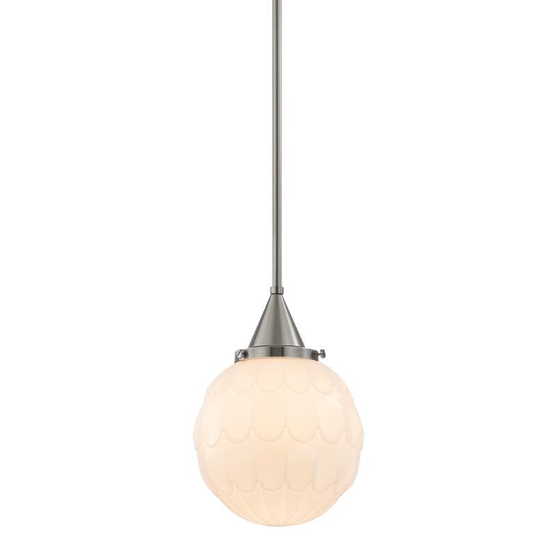 Tybalt Pendant 9" - Satin Nickel