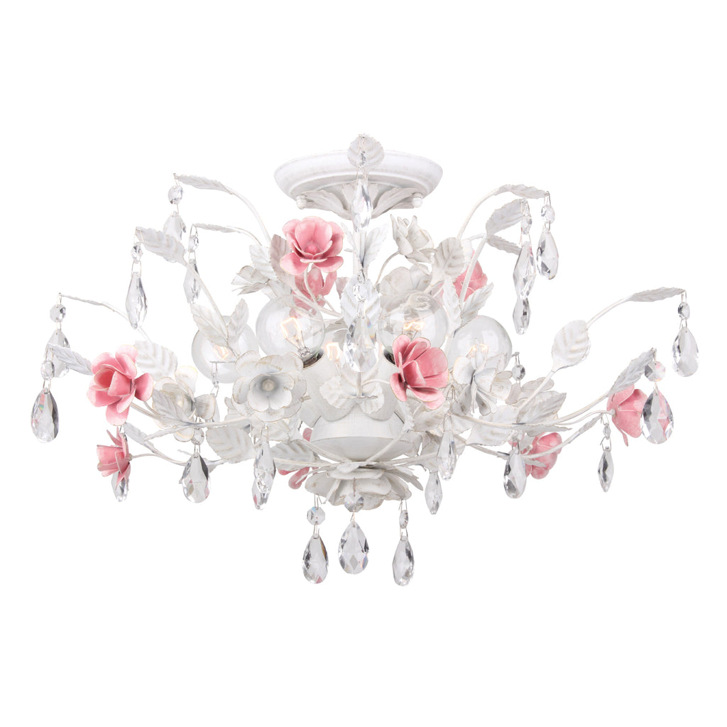 Lola 6 Light Semi Flush