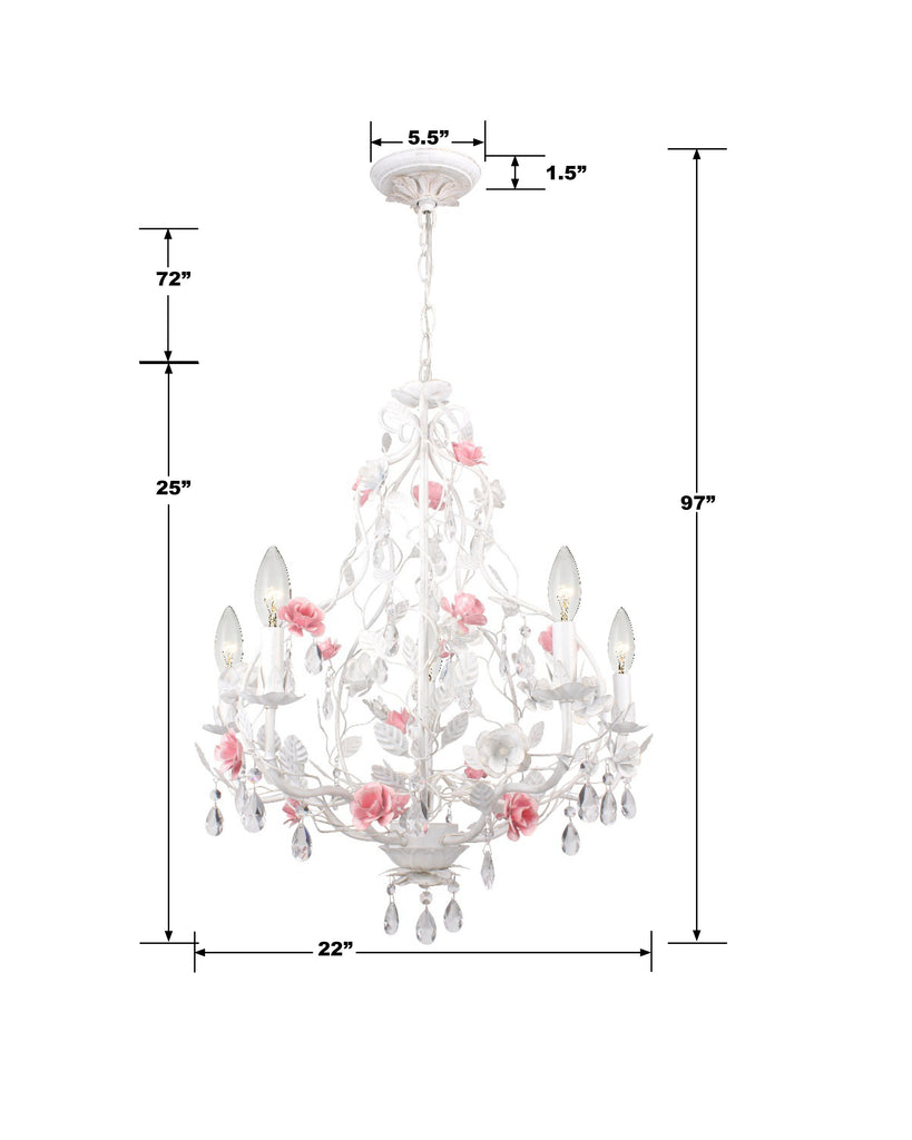 Lola 5 Light Chandelier