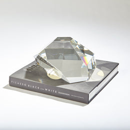 Crystal Paper Weight : Crystal Paper Weight (Large / Clear)