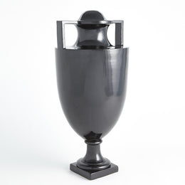 Square Handle Amphora Urn : Square Handle Amphora Urn (Matte Black)