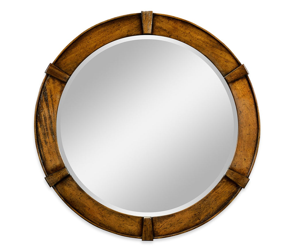 Casually Country Round Accent Mirror