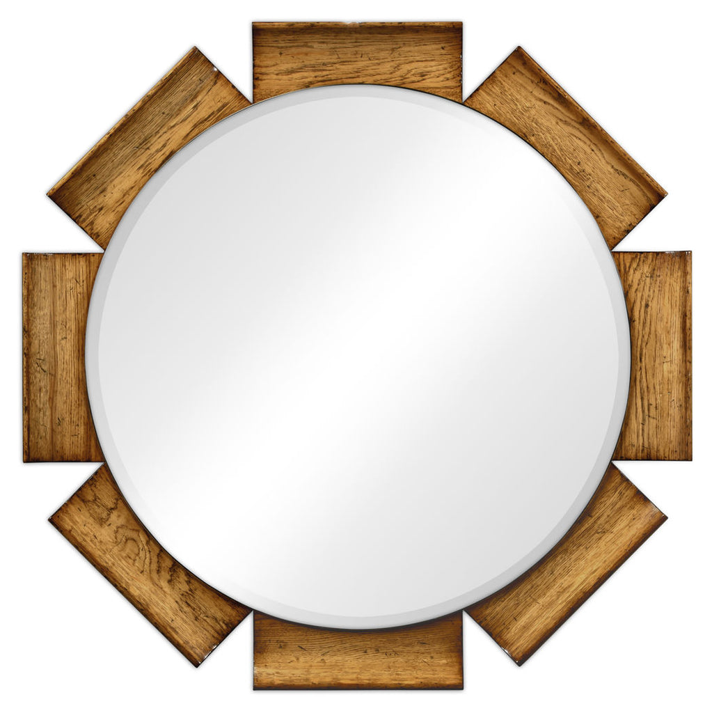 Casual Accents Light Chestnut Wood Mirror