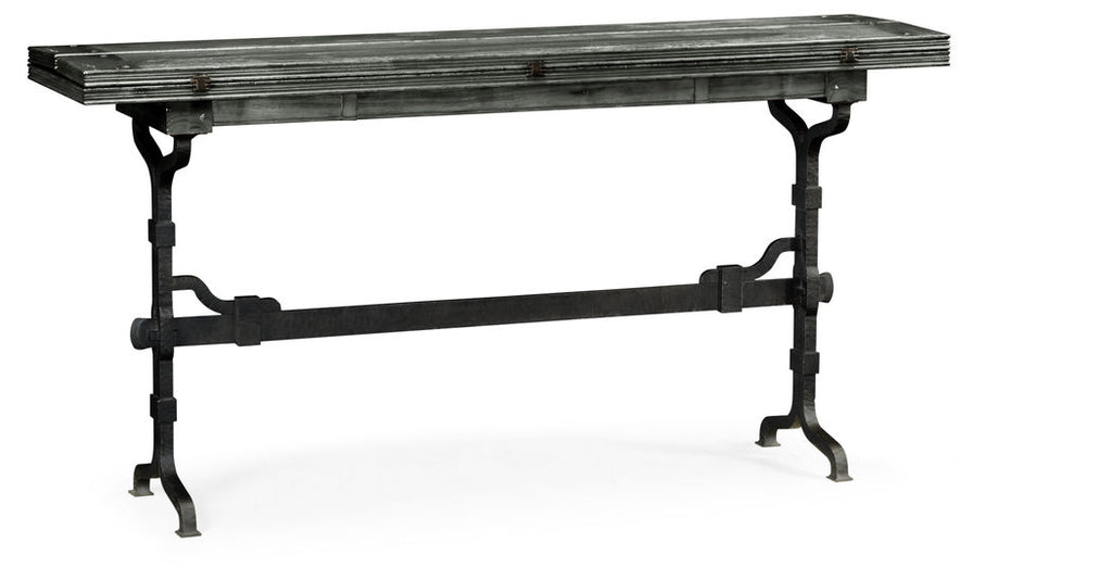 Casual Accents Antique Dark Grey Hunt Table