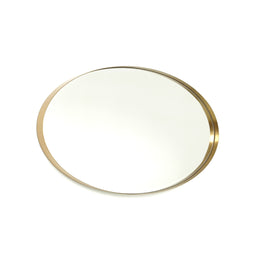 Elongated Oval Mirror : Elongated Oval Mirror (Small / Brass)