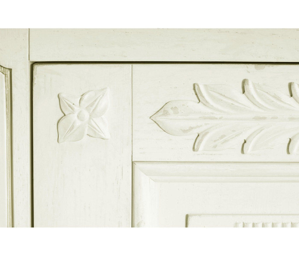 White Crepuscular Credenza