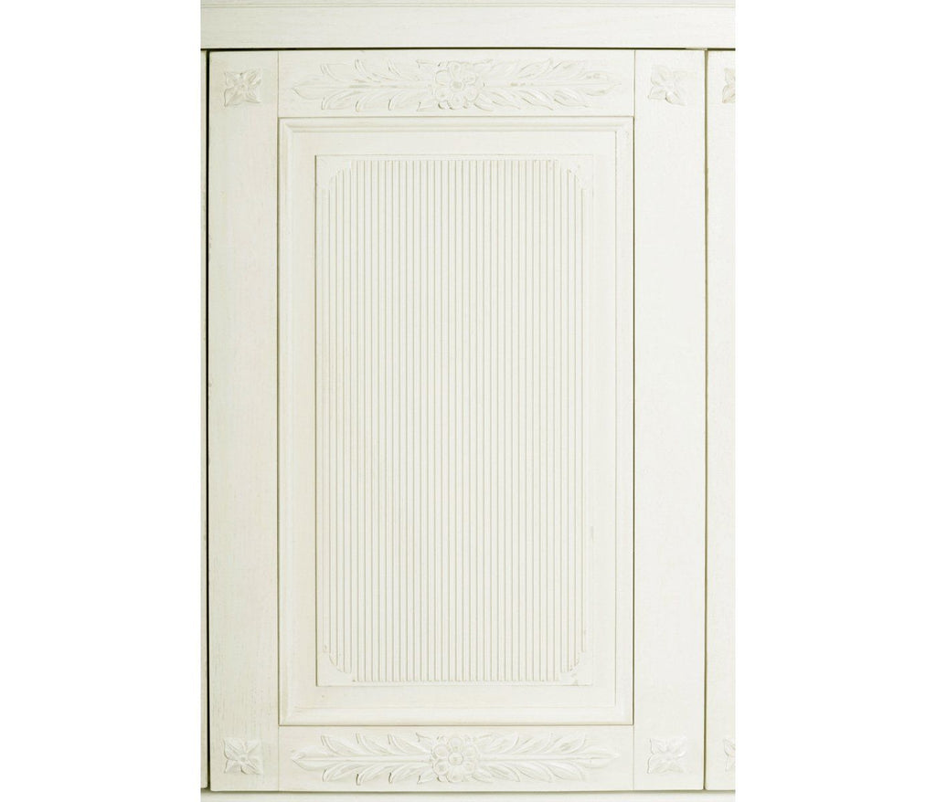 White Crepuscular Credenza