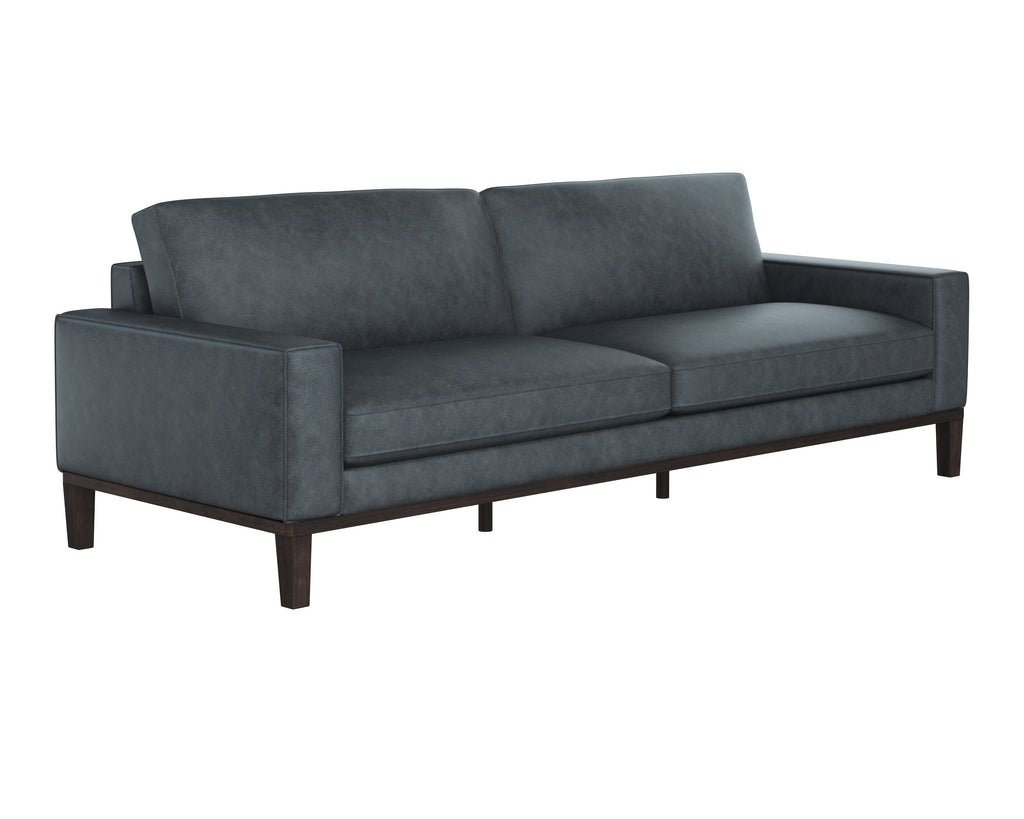 Davilo Sofa - Midnight Blue Leather