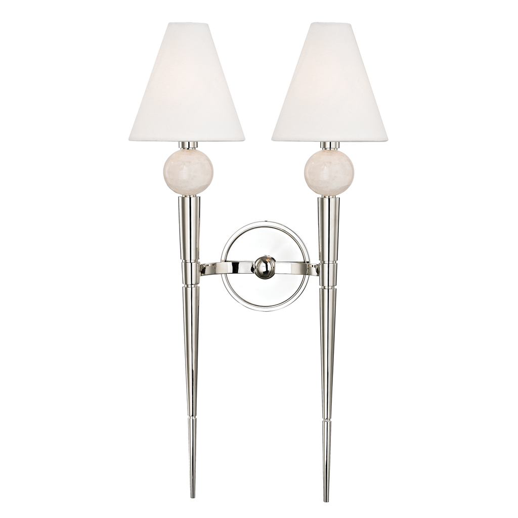 Vanessa Wall Sconce 13" - Polished Nickel