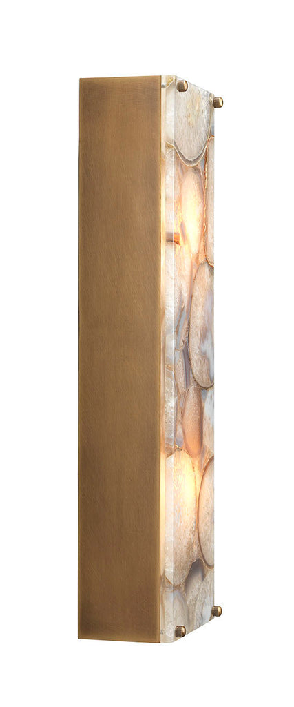 Adeline Rectangle Wall Sconce-Lavender