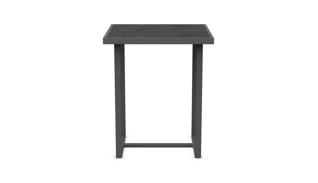Pavia - 35" Bar Table - Charcoal - Micron Dekton