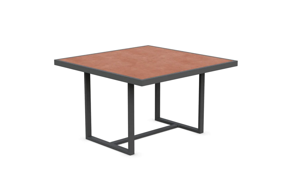 Pavia - 48" Dining Table - Charcoal - Umber Dekton