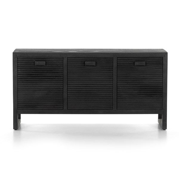 Lorne Media Console-Dark Reeded Totem