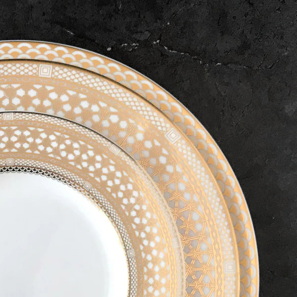 Hawthorne Gilt- Gold Dinner Plate