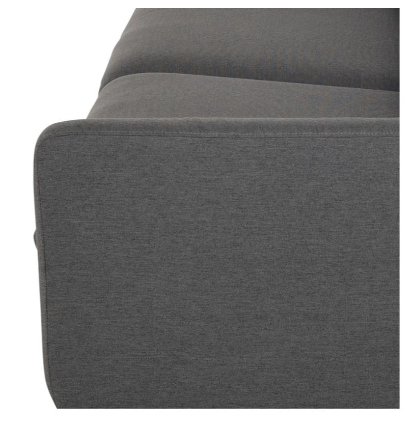 Anders Sofa - Slate Grey with Matte Black Legs