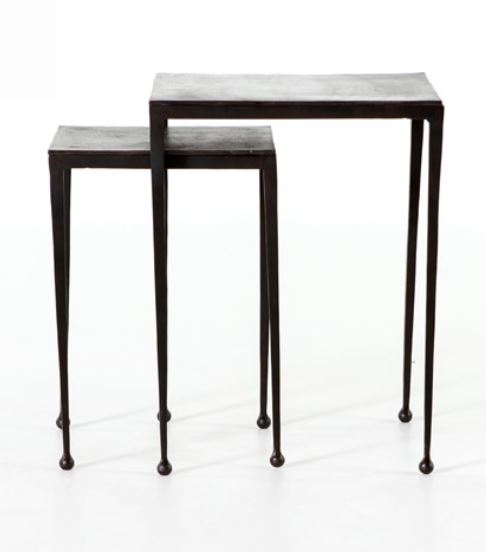 Dalston Nesting End Tables-Antique Rust