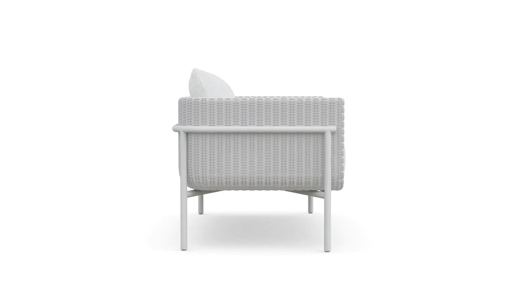 Hampton, Loveseat-Beach White with Cloud Cushion