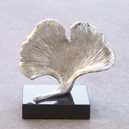 Ginkgo Leaf Object - Silver Leaf