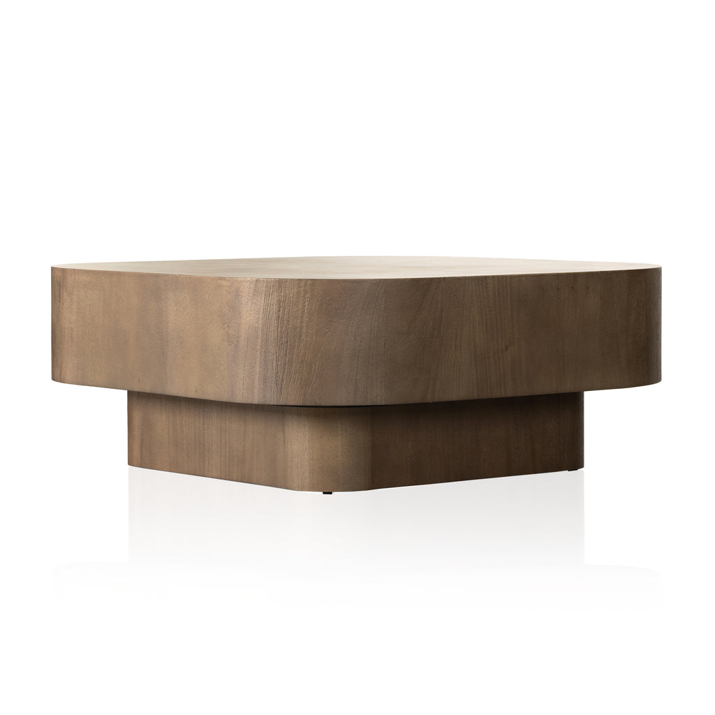 Blanco Coffee Table - Warm Umber Burl