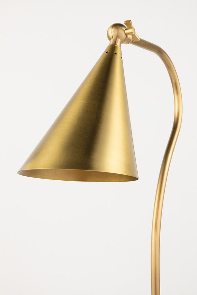 Lupe Table Lamp - Aged Brass