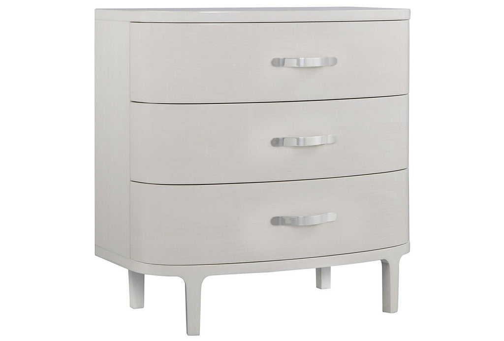 Chelsea Nightstand - 3 Drawer - Large - White Ash