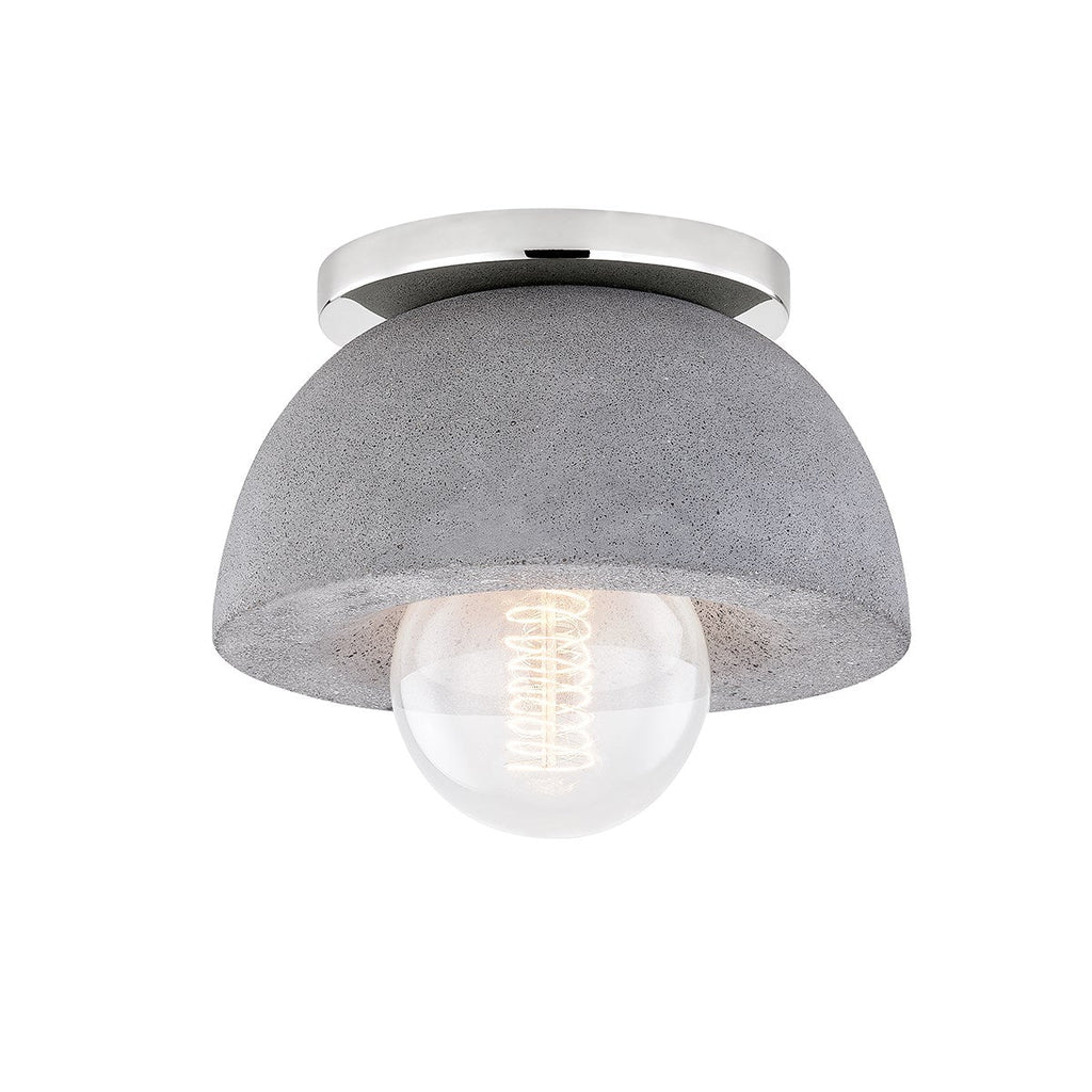 Poppy Flush Mount - Polished Nickel