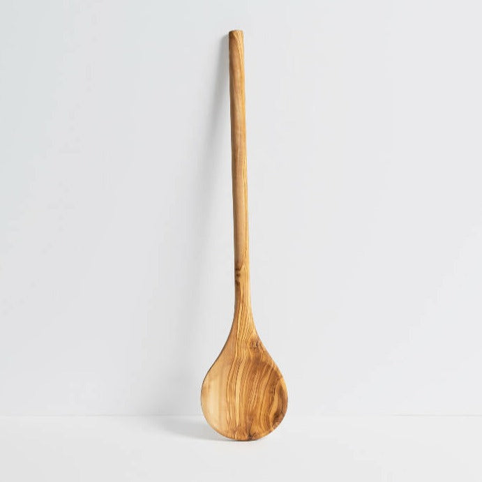 Round Olive Wood Cooking Spoon