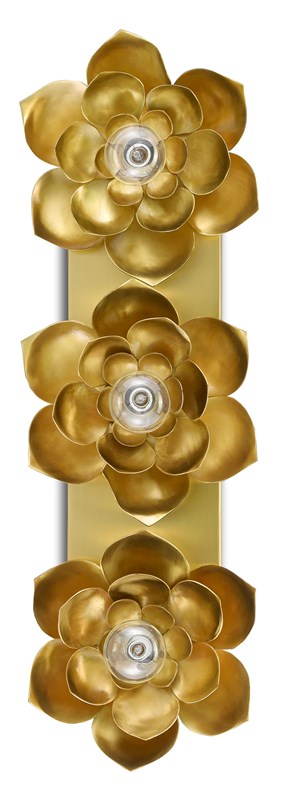 Blossom Three-Light Wall Sconce