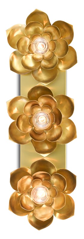 Blossom Three-Light Wall Sconce