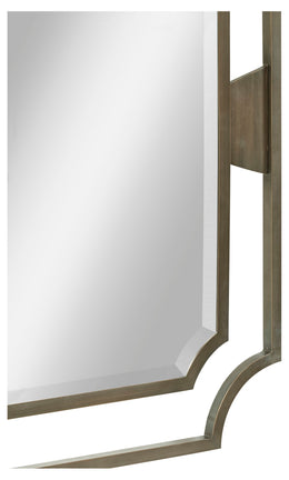 Modern Accents Curved Bronzed Wall Mirror