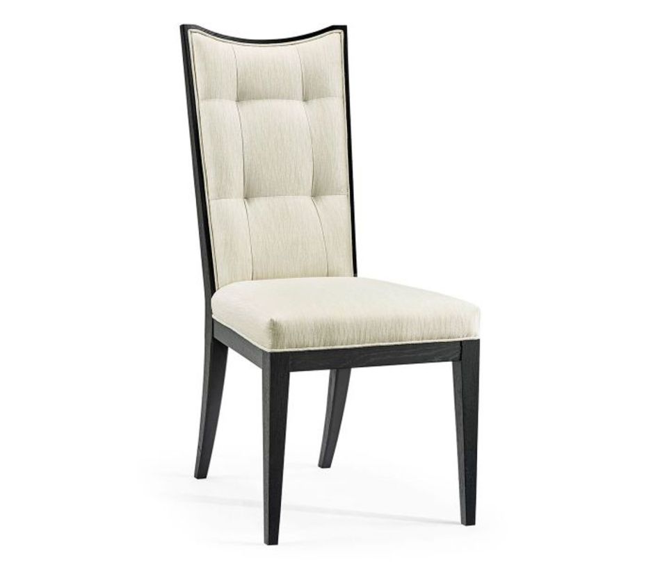 Fusion Side Chair with Brass Ferrules