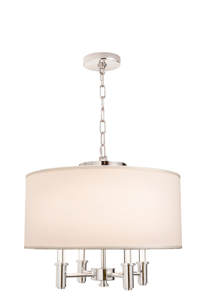 DuPont 4 Light Round Convertible Pendant-Semi Flush Mount