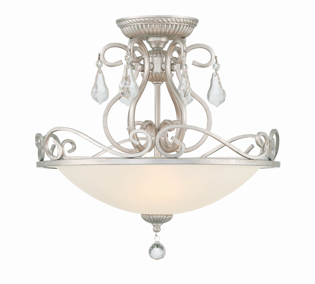 Ashton 3 Light Semi Flush