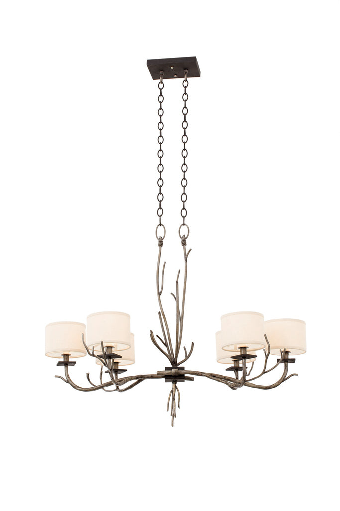 Denali 6-Light Oval Chandelier