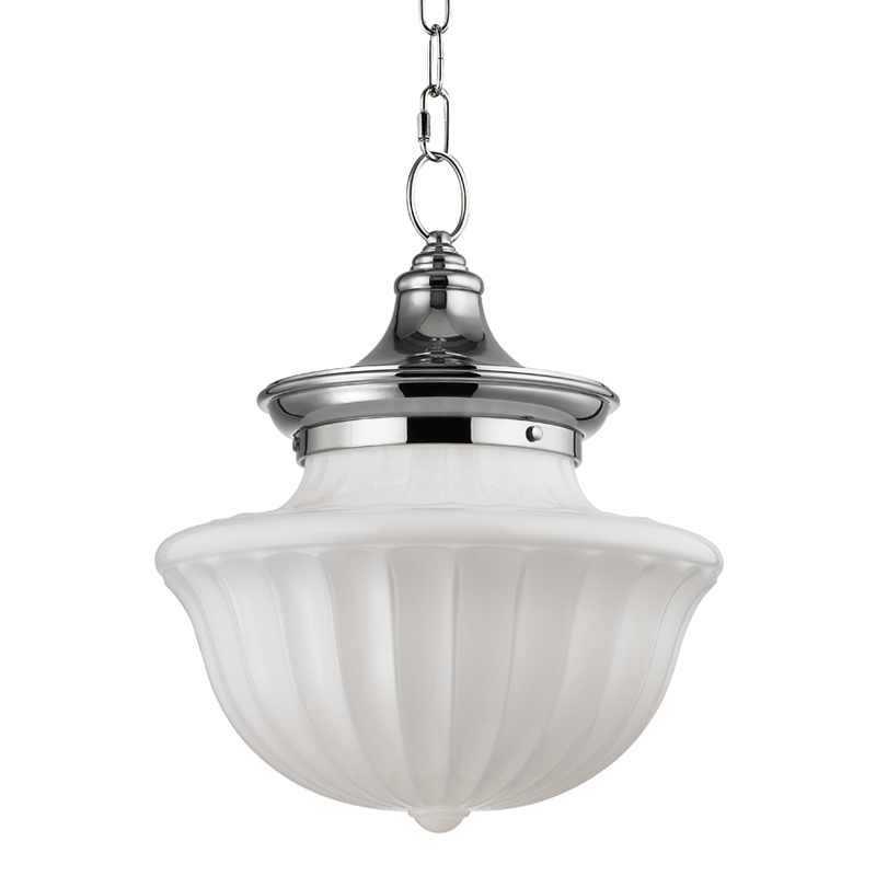 Dutchess Pendant 18" - Polished Nickel