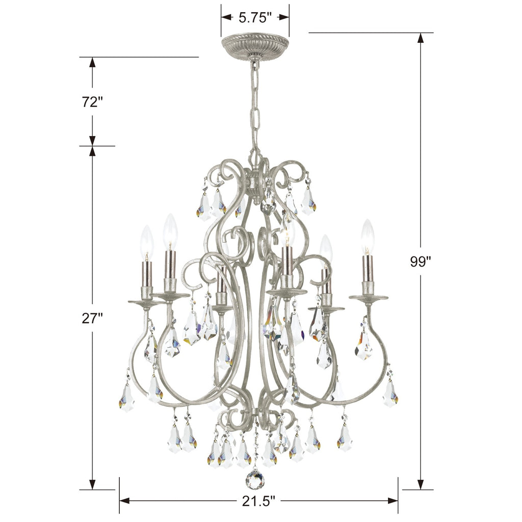 Ashton 6 Light Chandelier