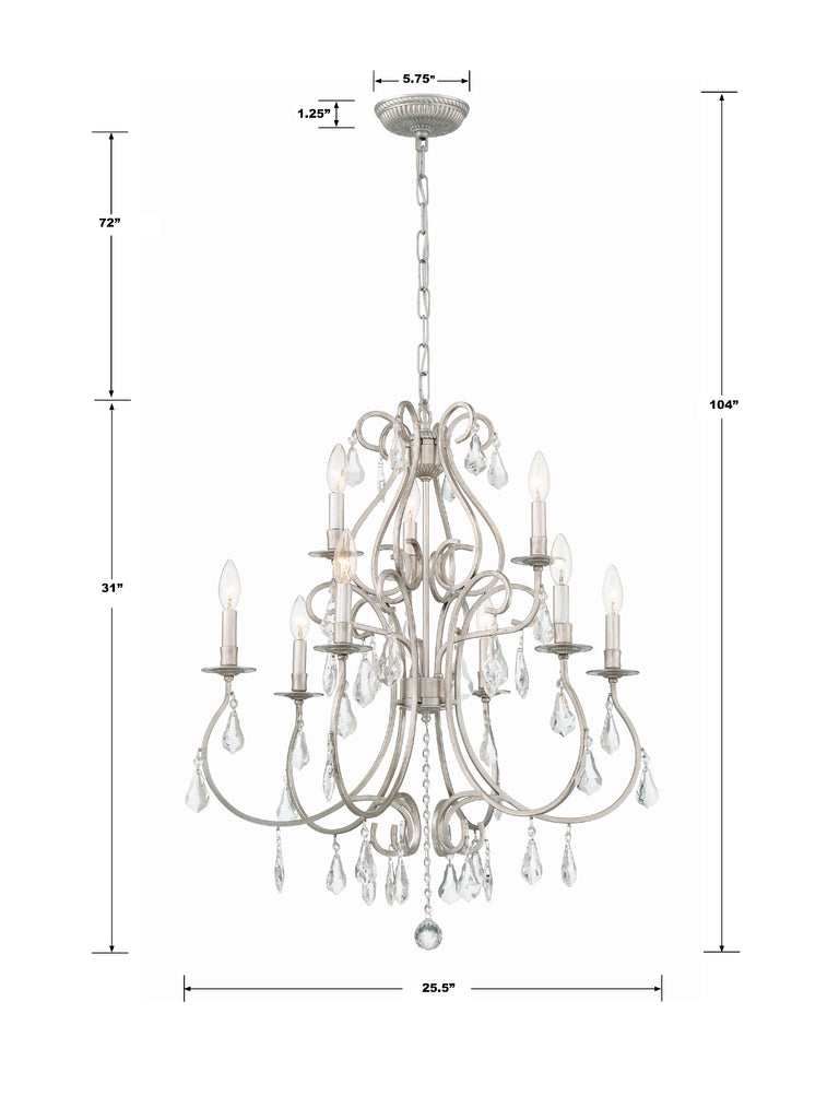 Ashton 9 Light Chandelier