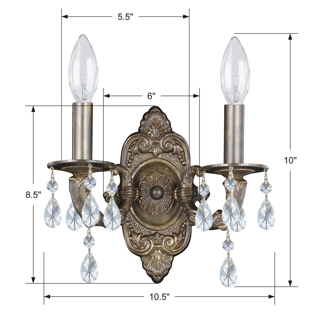 Paris Market 2 Light Sconce