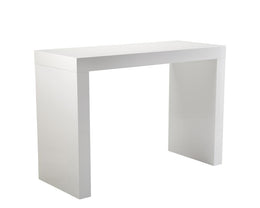 Faro Bar Table - High Gloss White